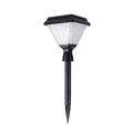 Nagy méretű kristály hatású napelemes kerti lámpa, földbe szúrható, 68 cm