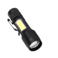 Mini Power Style COB LED extra fényerejű, kis méretű többfunkciós zseblámpa műanyag dobozban