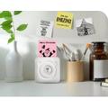 Hordozható akkumulátoros mini printer, intelligens nyomtató hőpapírral, bluetooth kapcsolattal