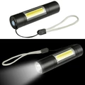 Nagy fényerejű, multifunkciós mini COB LED zseblámpa, rúdlámpa, műanyag dobozban