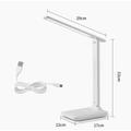 Állítható színhőmérsékletű és fényerejű asztali LED lámpa telefontartóval, 5W Állítható színhőmérsékletű és fényerejű asztali LED lámpa telefontartóval, 5W