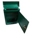 Möller zöld zárható fém postaláda, levélszekrény, MR70606 Möller zöld zárható fém postaláda, levélszekrény, MR70606