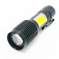 Power Style COB LED extra fényerejű többfunkciós zseblámpa fém házban, műanyag dobozban Power Style COB LED extra fényerejű többfunkciós zseblámpa fém házban, műanyag dobozban