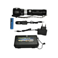 Power Style XML-T6 aluházas CREE LED vízálló zseblámpa autós töltővel Power Style XML-T6 aluházas CREE LED vízálló zseblámpa autós töltővel