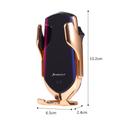 R2 smart szenzoros autós telefontartó vezeték nélküli töltővel, Qi 10W, ezüst R2 smart szenzoros autós telefontartó vezeték nélküli töltővel, Qi 10W, ezüst