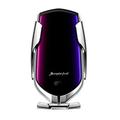 R2 smart szenzoros autós telefontartó vezeték nélküli töltővel, Qi 10W, ezüst R2 smart szenzoros autós telefontartó vezeték nélküli töltővel, Qi 10W, ezüst