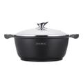 Royalty Line márvány bevonatú lábas üvegfedővel, 3.8 l, 24 cm, fekete Royalty Line márvány bevonatú lábas üvegfedővel, 3.8 l, 24 cm, fekete