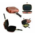 Royalty Line tapadásmentes dupla grill serpenyő 32cm, burgundy Royalty Line tapadásmentes dupla grill serpenyő 32cm, burgundy