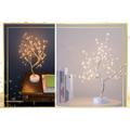 Dekoratív asztali LED fa, sakura fa, mikroledes, hidegfehér - 50 cm Dekoratív asztali LED fa, sakura fa, mikroledes, hidegfehér - 50 cm