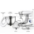 Vospeed konyhai robotgép, tésztadagasztógép, 6L, 1500W, SM-1507X, ezüst Vospeed konyhai robotgép, tésztadagasztógép, 6L, 1500W, SM-1507X, ezüst