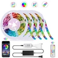 Smart RGB LED szalag készlet bluetooth és wifi kapcsolattal, távirányítóval, 20 méter