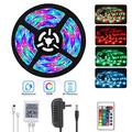 5 méteres vízálló RGB 5050 LED szalag készlet távirányítóval és tápegységgel 5 méteres vízálló RGB 5050 LED szalag készlet távirányítóval és tápegységgel