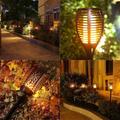 Napelemes, lángokat imitáló LED fáklya, talajba szúrható szolár lámpa, 51cm Napelemes, lángokat imitáló LED fáklya, talajba szúrható szolár lámpa, 51cm