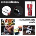 SOS 6 részes multifunkciós túlélő készlet piros fém dobozban SOS 6 részes multifunkciós túlélő készlet piros fém dobozban