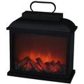 Vezeték nélküli elemes LED kandalló dekorvilágítás lánghatással, USB kábellel, 30x13x31 cm Vezeték nélküli elemes LED kandalló dekorvilágítás lánghatással, USB kábellel, 30x13x31 cm