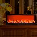Vezeték nélküli elemes LED kandalló dekorvilágítás lánghatással, USB kábellel, 60x20x10cm Vezeték nélküli elemes LED kandalló dekorvilágítás lánghatással, USB kábellel, 60x20x10cm