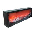 Vezeték nélküli elemes LED kandalló dekorvilágítás lánghatással, USB kábellel, 60x20x10cm Vezeték nélküli elemes LED kandalló dekorvilágítás lánghatással, USB kábellel, 60x20x10cm