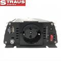 Straus autós feszültségátalakító inverter, 12V-ról 230V, 1000W Straus autós feszültségátalakító inverter, 12V-ról 230V, 1000W
