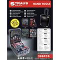 Straus 396 részes szerszámkészlet gurulós kofferben, akkus fúróval Straus 396 részes szerszámkészlet gurulós kofferben, akkus fúróval