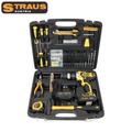 Straus 150 részes szerszám készlet akkus fúróval, 2 db 24V akkumulátorral, kofferben, ST/CD24-150 Straus 150 részes szerszám készlet akkus fúróval, 2 db 24V akkumulátorral, kofferben, ST/CD24-150
