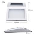 Napelemes házszámtábla LED háttérvilágítással - rozsdamentes inox kerettel Napelemes házszámtábla LED háttérvilágítással - rozsdamentes inox kerettel