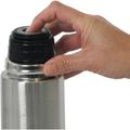 Rozsdamentes acél hőtartó termosz biztonsági zárral, ezüst színben, 1 liter Rozsdamentes acél hőtartó termosz biztonsági zárral, ezüst színben, 1 liter