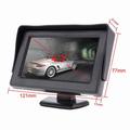 Típusfüggetlen univerzális 4.3" TFT LCD monitor tolatókamerához Típusfüggetlen univerzális 4.3" TFT LCD monitor tolatókamerához