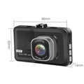FullHD 1080P autós menetrögzítő kamera, beépített G-szenzor, fekete