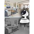 Mini Smart távolról vezérelhető éjjellátó IP HD kamera körbeforgatható fejjel, beépített antennával Mini Smart távolról vezérelhető éjjellátó IP HD kamera körbeforgatható fejjel, beépített antennával