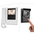 Érintőképernyős videó kaputelefon készlet 4.3" színes kijelzővel Érintőképernyős videó kaputelefon készlet 4.3" színes kijelzővel