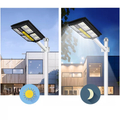 800W napelemes utcai LED lámpa tartókonzollal, távirányítóval, mozgásérzékelővel - extra fényerejű