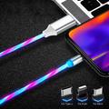 X-Cable mágneses világítós töltőkábel microUSB, Lightning és Type-C csatlakozókkal X-Cable mágneses világítós töltőkábel microUSB, Lightning és Type-C csatlakozókkal