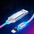 X-Cable mágneses világítós töltőkábel microUSB, Lightning és Type-C csatlakozókkal X-Cable mágneses világítós töltőkábel microUSB, Lightning és Type-C csatlakozókkal