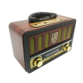 Akkumulátoros USB és AUX csatlakozós FM/AM/SW rádió, MP3 lejátszó távirányítóval, sötétbarna Akkumulátoros USB és AUX csatlakozós FM/AM/SW rádió, MP3 lejátszó távirányítóval, sötétbarna