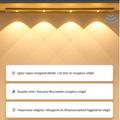 Többcélú mágneses LED világítás mozgásérzékelővel, beépített akkumulátorral, 60 cm Többcélú mágneses LED világítás mozgásérzékelővel, beépített akkumulátorral, 60 cm