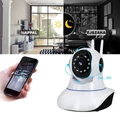Távolról vezérelhető éjjellátó WiFi IP HD kamera forgatható és dönthető fejjel