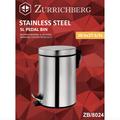 Zurrichberg 2 részes rozsdamentes acél szemetes szett, 5+20 literes Zurrichberg 2 részes rozsdamentes acél szemetes szett, 5+20 literes