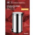 Zurrichberg 2 részes rozsdamentes acél szemetes szett, 5+20 literes Zurrichberg 2 részes rozsdamentes acél szemetes szett, 5+20 literes