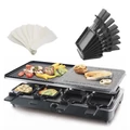 Értékcsökkent - Zurrichberg 8 személyes raclette sütő, grillező gránitkő sütőlappal