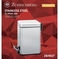 Zurrichberg rozsdamentes acél szemetes, 5 literes, ZBP/8027 Zurrichberg rozsdamentes acél szemetes, 5 literes, ZBP/8027
