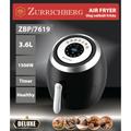 Zürrichberg olaj nélküli forró levegős fritőz digitális kijelzővel 1500W, 3,6 l kapacitással Zürrichberg olaj nélküli forró levegős fritőz digitális kijelzővel 1500W, 3,6 l kapacitással