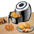 Elite® 3,6 L-es Air Fryer olaj nélküli forró levegős fritőz digitális kijelzővel 1500W + receptkönyv Elite® 3,6 L-es Air Fryer olaj nélküli forró levegős fritőz digitális kijelzővel 1500W + receptkönyv