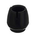 Széklábvédő gumisapka filc véggel, 12-16 mm-es széklábakhoz, 16 db-os készlet, fekete színben
