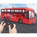 Négy csatornás, távirányítós modell autóbusz, fényhatásokkal, 1:30 arány, QL337, piros