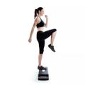 Step pad állítható magassággal, 120 kg teherbírás, csúszásgátlós, fekete Step pad állítható magassággal, 120 kg teherbírás, csúszásgátlós, fekete
