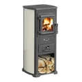 Ekonomik Lux szabadon álló öntöttvas ajtós kandalló 6,5 kW