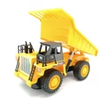 Játék teherautó fény és hanghatásokkal, elakadás nélküli bump and go funkcióval, 3 db AA elem, sárga