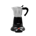 Elektromos alumínium mokka kávéfőző 300 ml/6 csésze kapacitás, melegen tartó funkció, 480W, DCM-990
