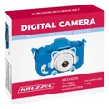 Cicaelőlapos digitális fényképezőgép és kamera gyerekeknek, Full HD felvétel, 32 GB SD-kártyával, kék színben