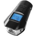 Akkumulátoros LED biciklilámpa, első és hátsó kerékpárlámpák csengővel, sebességmérő jeladóval, USB töltéssel